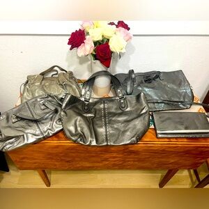 Michael Kors Lot 5 Metallic Purses